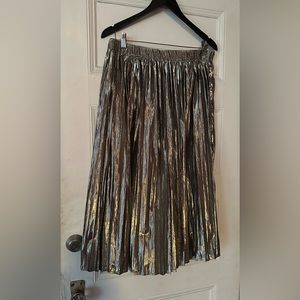 Gap Metallic Skirt Size L